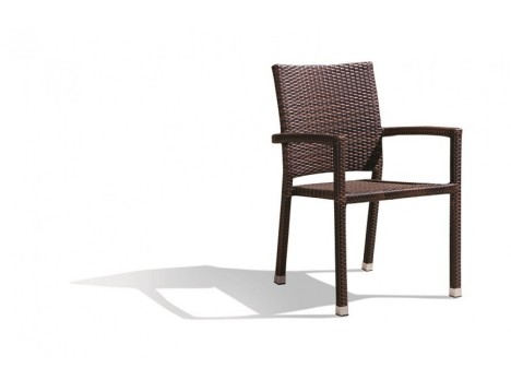 Sedia da giardino con braccioli