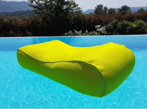 Lettino in tessuto galleggiante per piscina