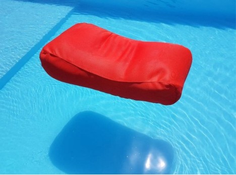 Lettino galleggiante arancio