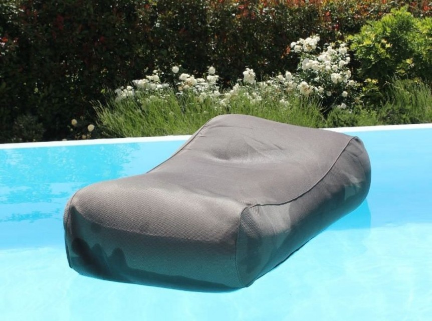 Lettino in tessuto galleggiante per piscina