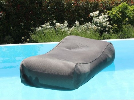 Lettino in tessuto galleggiante per piscina