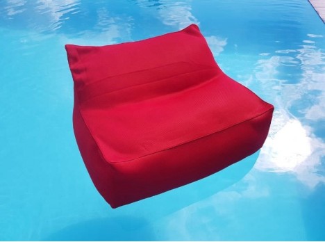 Poltrona morbida in tessuto galleggiante