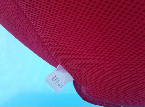 Poltrona galleggiante in tessuto da esterno Aqua red