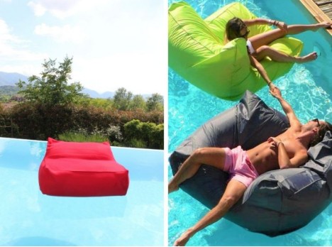Poltrona galleggiante per piscina in tessuto morbido per esterno