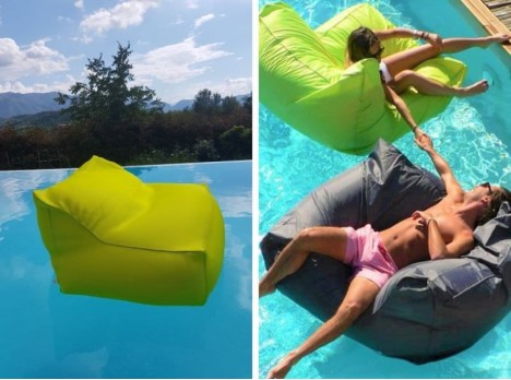 Maxi Poltrona galleggiante in tessuto