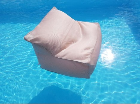 Poltrona galleggiante per piscina colore tortora