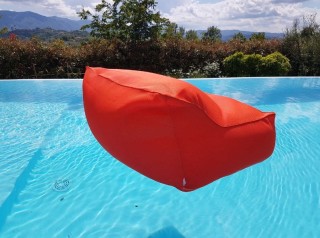 Poltrona galleggiante in tessuto per piscina