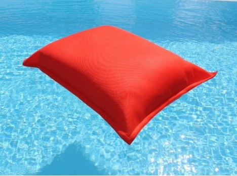 cuscino galleggiante arancio in tessuto