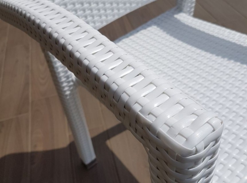 Sedia con braccioli da esterno