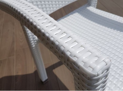 Sedia con braccioli da esterno