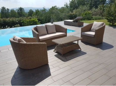 Salotto per esterno di design