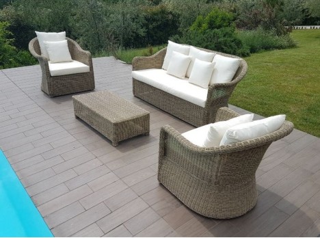 Salotto classico per esterno Vilena