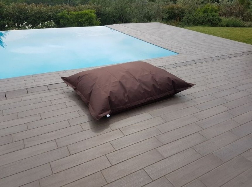 Cuscino gigante da esterno in tessuto