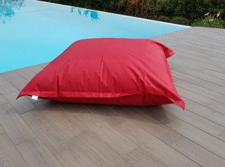 Maxi cuscino per esterno rosso