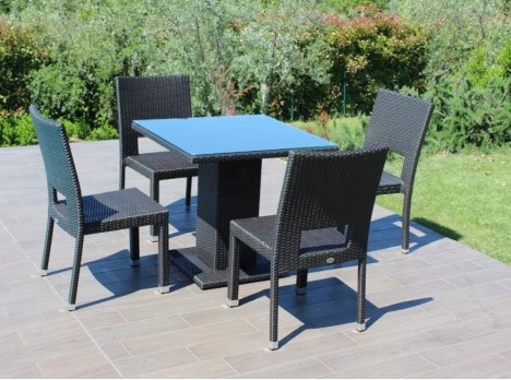 Set quattro posti da esterno