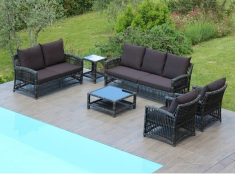 Salotto per esterno di design Logan