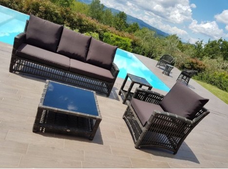 Salotto da esterno di design Logan