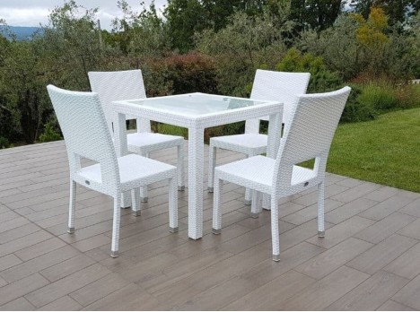 Tavolo quattro posti da esterno Java