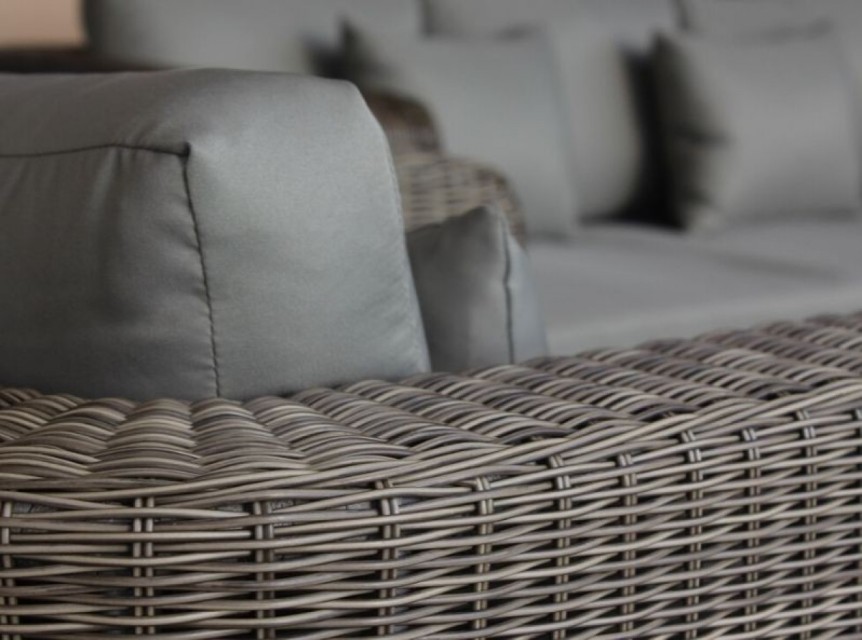 Fibra sintetica tonda colore grigio