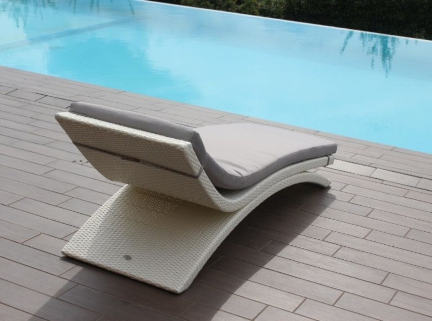 Sdraio per esterno di design Moorea