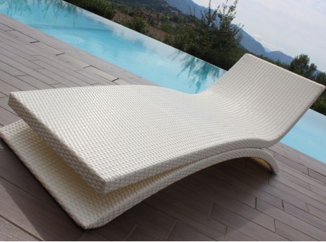 Sdraio per esterni Moorea White