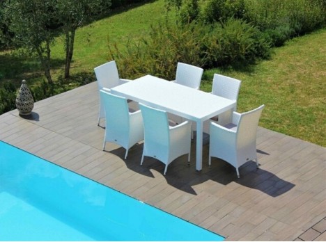 Tavolo da esterno Haiti White