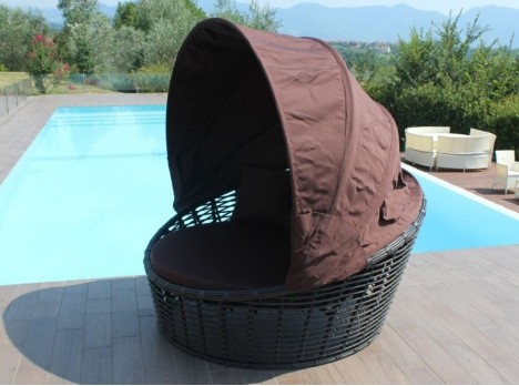 Divano tondo per esterno Nest