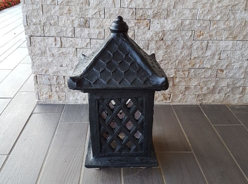 Lanterna da esterno in terracotta