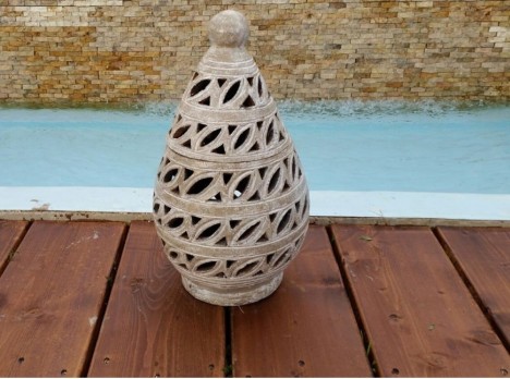 Lanterna in terracotta Eggy