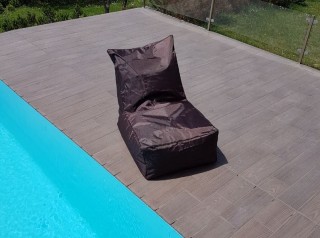 Poltrona in tessuto per esterno