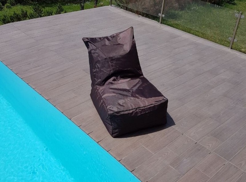 Poltrona in tessuto per esterno