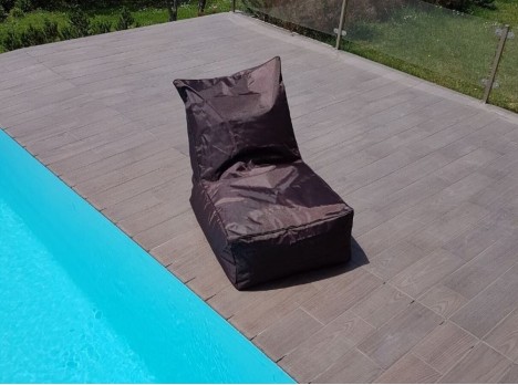 Poltrona in tessuto per esterno