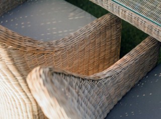 Intreccio artigianale in fibra tonda