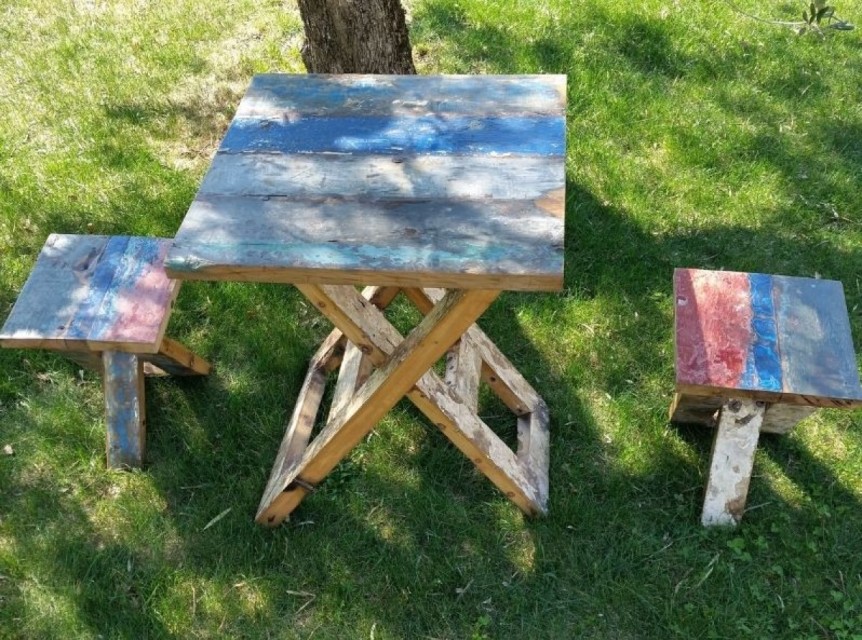 Set due posti per esterno bar