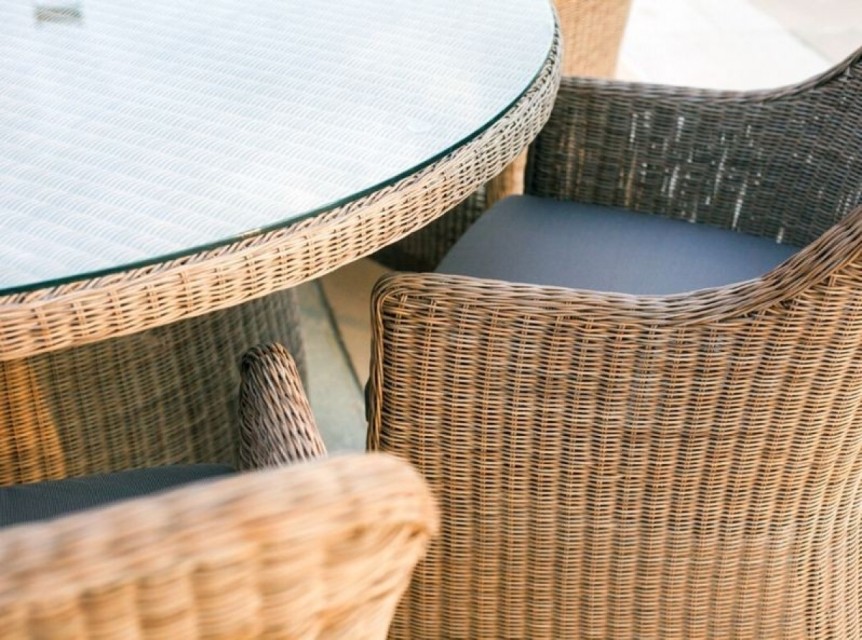 Poltrone da esterno con schienale alto