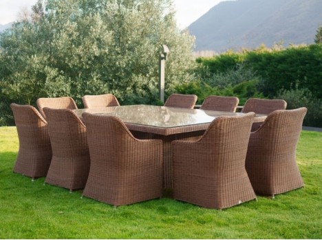 Tavolo dieci posti per esterno