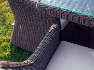 Poltrone da esterno a schienale alto