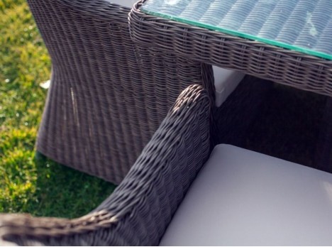 Poltrone da esterno a schienale alto