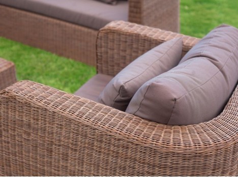 Poltrone da esterno in fibra sintetica