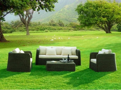 Salotto da esterno di design Thay