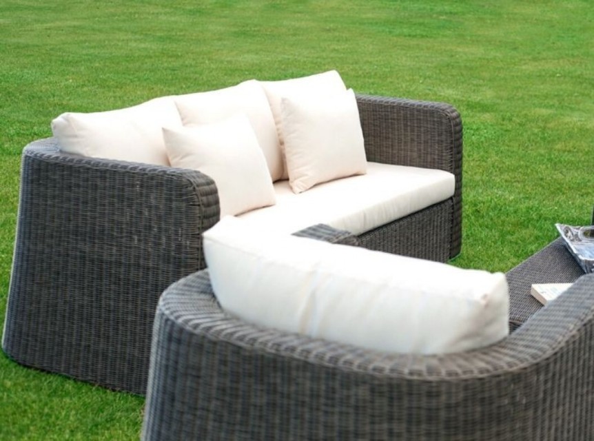 Salotto da giardino Thay Grey