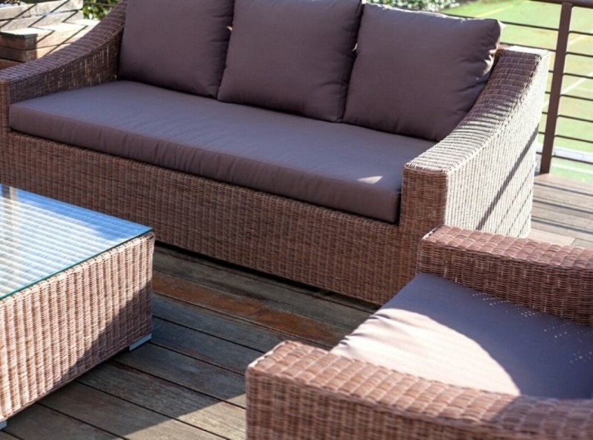 Divano tre posti da esterno