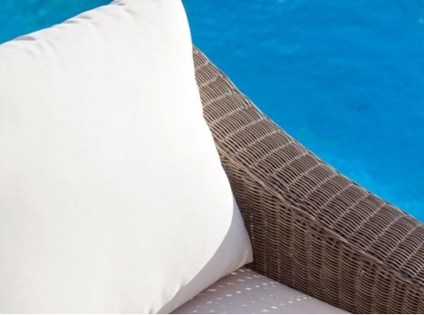 Cuscini sfoderabili per esterno crema