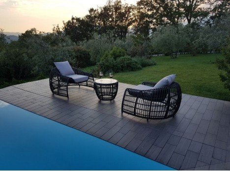 Esclusivo set due posti per esterni