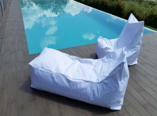 Lettino imbottito per esterno
