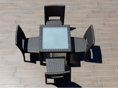 Tavolo quattro posti per esterno