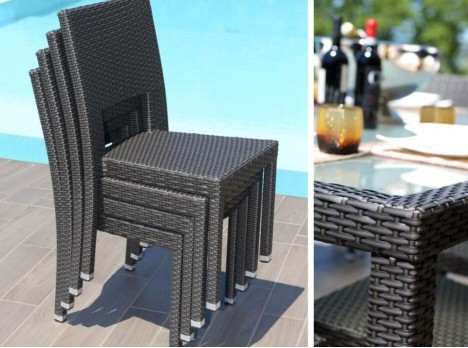 Set da pranzo per esterno dieci posti