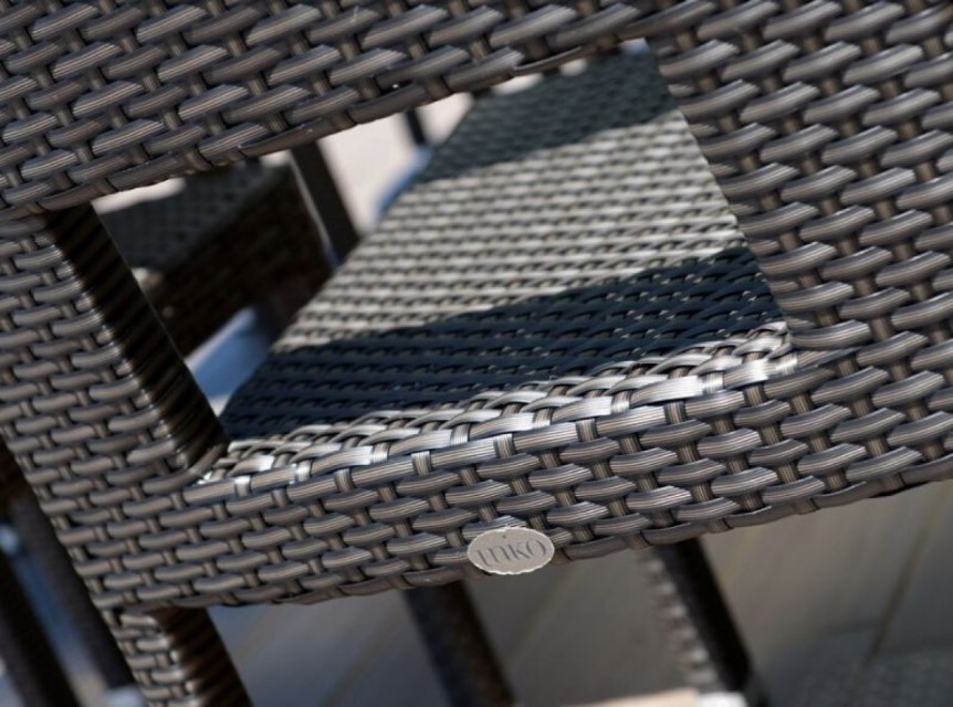 Sedia per esterno di qualità e design in rattan sintetico Miami