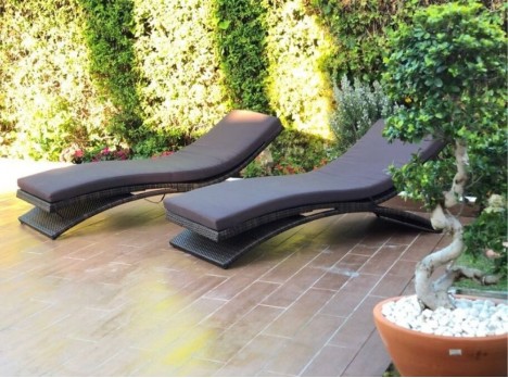 Sdraio in rattan sintetico di qualità