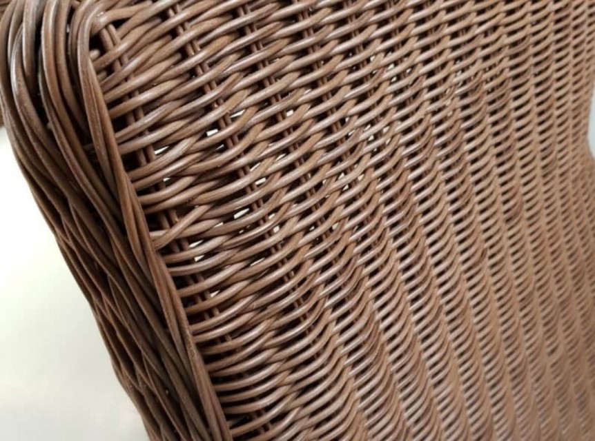 Poltrona da giardino in fibra sintetica